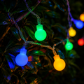 Mood String Lights with 20 LED Bulbs, 3 m – Warm White Party Lighting for Indoor & Outdoor Decoration