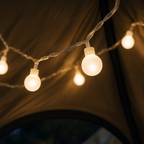 Mood String Lights with 20 LED Bulbs, 3 m – Warm White Party Lighting for Indoor & Outdoor Decoration