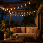 Mood String Lights with 20 LED Bulbs, 3 m – Warm White Party Lighting for Indoor & Outdoor Decoration