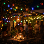 Mood String Lights with 20 LED Bulbs, 3 m – Warm White Party Lighting for Indoor & Outdoor Decoration