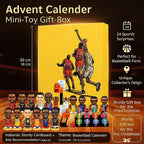 Korbino | Basketball Advent Calendar with 24 Mini Figures and Accessories