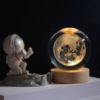 Crystal Ball Lamp with Coloured LED Lighting – Decorative Mood Light for Living Room & Bedroom