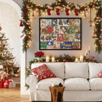 Puzzvent | Jigsaw Puzzle Advent Calendar with 1000 Pieces and Christmas Scene