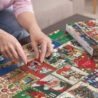 Puzzvent | Jigsaw Puzzle Advent Calendar with 1000 Pieces and Christmas Scene