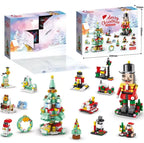 Christmas Building Blocks Advent Calendar XXL with 12 Large Model Kits 2026