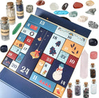 XXL Mineral Advent Calendar with 24 Large Raw and Polished Stones 2026