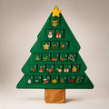 Fillable Fabric Christmas Tree Advent Calendar with 24 Pockets, Empty 2026