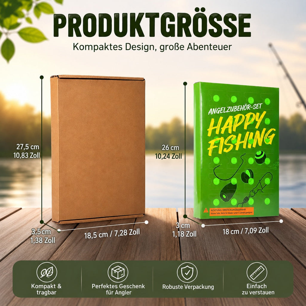 Fishing Advent Calendar with 24 Lures, Spinners and Tackle 2026