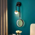 Scandinavian Black Aluminium LED Wall Light – Dimmable, Modern Design, 48 cm