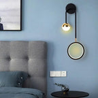 Scandinavian Black Aluminium LED Wall Light – Dimmable, Modern Design, 48 cm