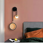 Scandinavian Black Aluminium LED Wall Light – Dimmable, Modern Design, 48 cm