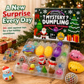 Dumplo | Kids Advent Calendar with 24 Squishy Squeeze Toys