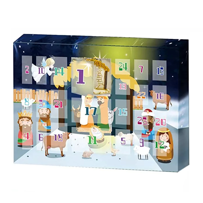 Noelino | Nativity Advent Calendar for Kids with 24 Play Figures