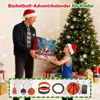 Basketball Advent Calendar for Kids with 24 Accessories and Fold-Out Court 2026