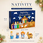 Navielle | Nativity Advent Calendar for Kids with 25 Nativity Figures