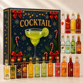 Cocktail Ornament Advent Calendar with 24 Hanging Cocktail Pendants 2026