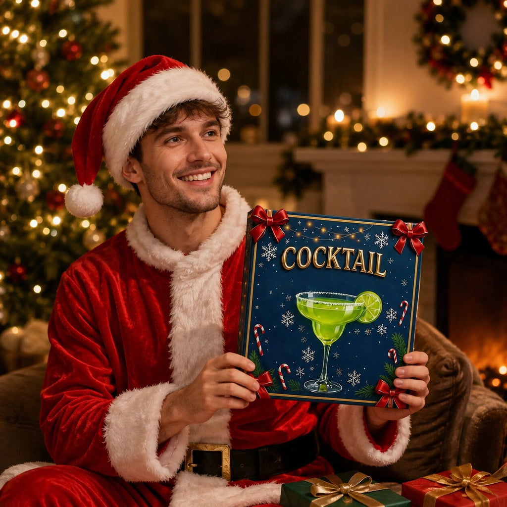 Cocktail Ornament Advent Calendar with 24 Hanging Cocktail Pendants 2026