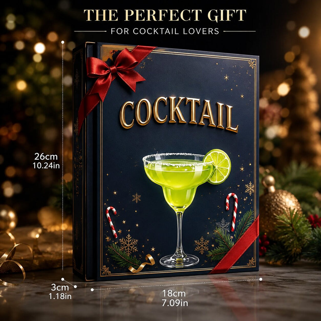 Cocktail Ornament Advent Calendar with 24 Hanging Cocktail Pendants 2026