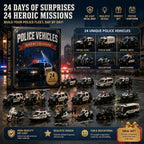 Police Advent Calendar with 24 Toy Police Vehicles 2026