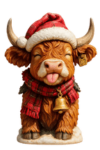 Highland Cow Advent Calendar with 24 Resin Figures 2026