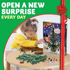 Wintavo | Christmas Tree Advent Calendar for Kids with 24 Hanging Ornaments