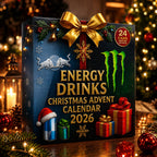 Energy Drink Can Design Advent Calendar with 24 Flat Decorative Pieces 2026