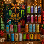 Energy Drink Can Design Advent Calendar with 24 Flat Decorative Pieces 2026