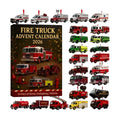 Fire Engine Advent Calendar for Kids with 24 Toy Fire Vehicles 2026