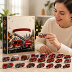 Fire Engine Advent Calendar with 24 Acrylic Vehicle Figures 2026