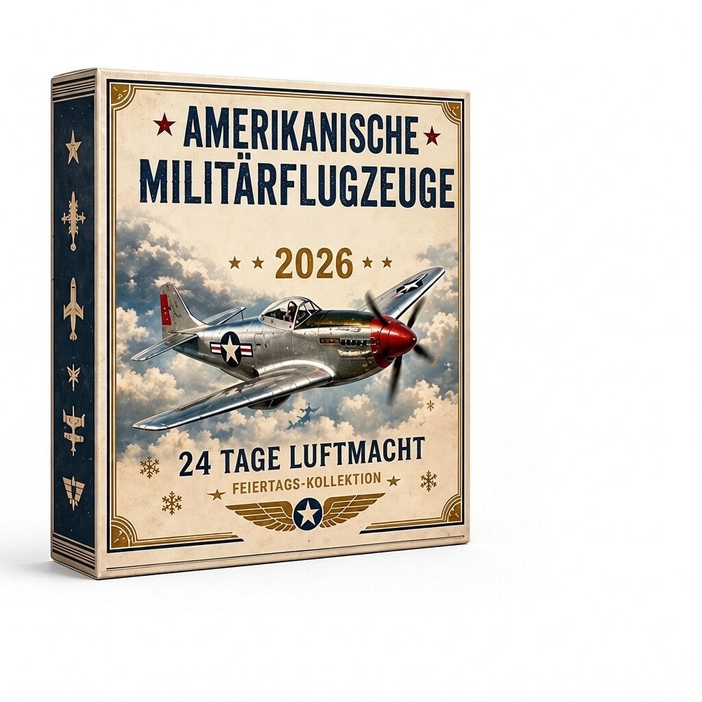 Aircraft Ornament Advent Calendar with 24 Acrylic Pendants 2026