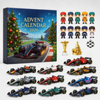 Race Car Advent Calendar with 24 Plastic Racing Motifs, Not Model Cars 2026