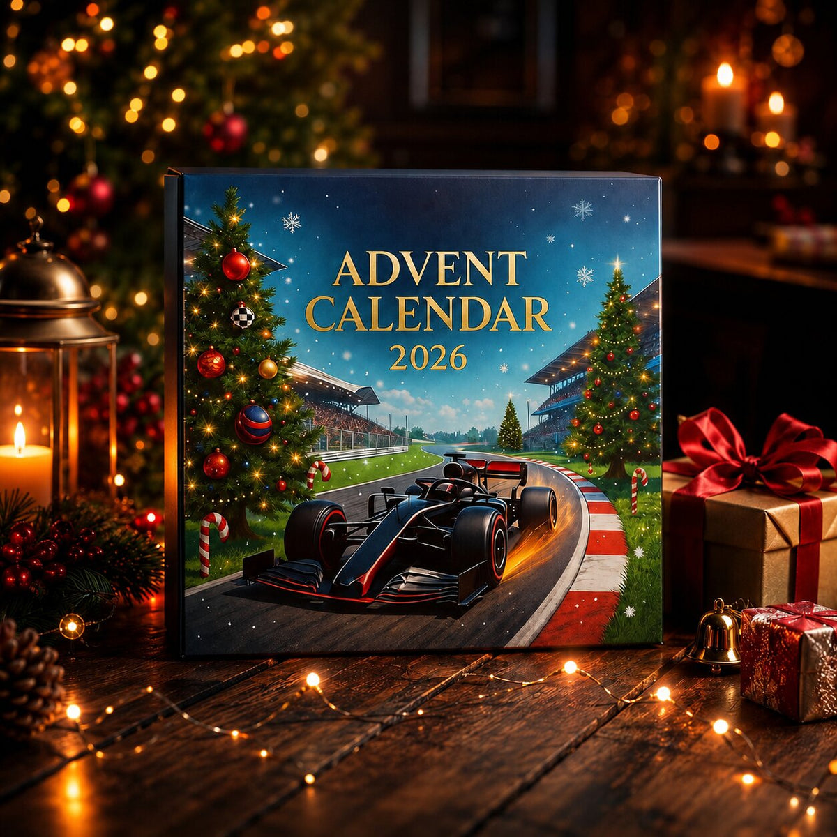 Race Car Advent Calendar with 24 Plastic Racing Motifs, Not Model Cars 2026