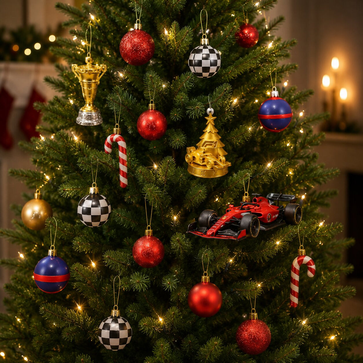 Race Car Advent Calendar with 24 Plastic Racing Motifs, Not Model Cars 2026