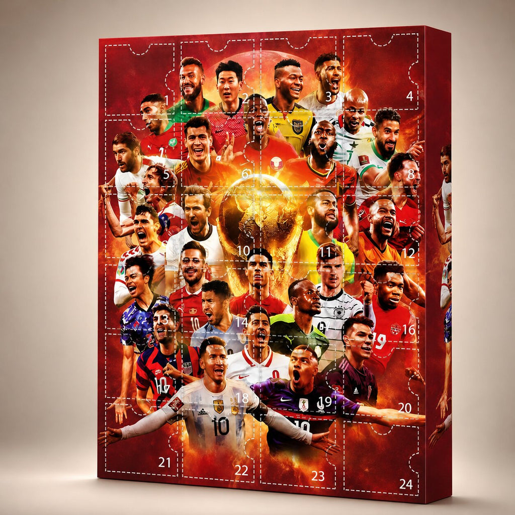 Football Advent Calendar with 24 Small Football Items and Accessories 2026