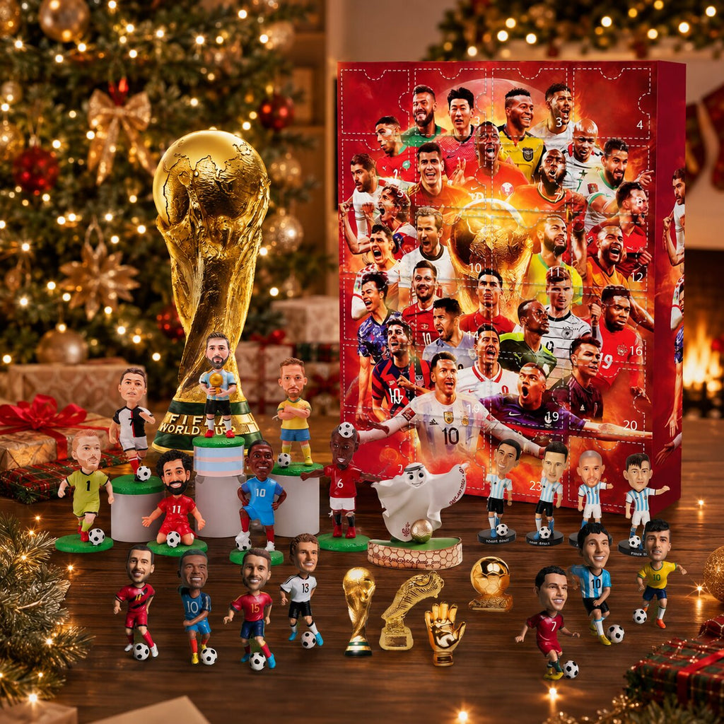 Football Advent Calendar with 24 Small Football Items and Accessories 2026