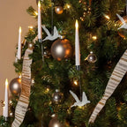 Flickering LED Christmas Tree Candles with Remote Control – Dimmable, Timer, Warm White, Battery-Powered Decoration