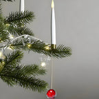 Flickering LED Christmas Tree Candles with Remote Control – Dimmable, Timer, Warm White, Battery-Powered Decoration