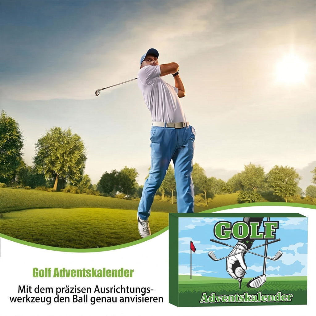 Golf Advent Calendar with 24 Golf Accessories and Towel 2026