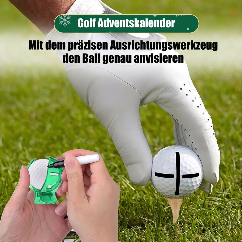 Golf Advent Calendar with 24 Golf Accessories and Towel 2026