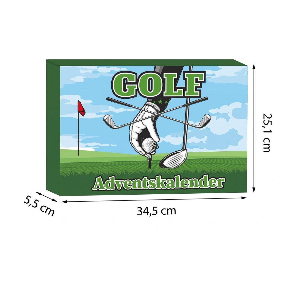 Golf Advent Calendar with 24 Golf Accessories and Towel 2026