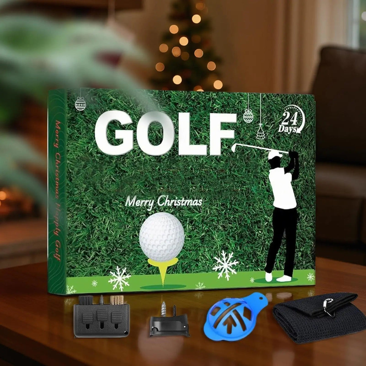 Golf Advent Calendar with 24 Golf Accessories, Balls, Tees and Tools 2026