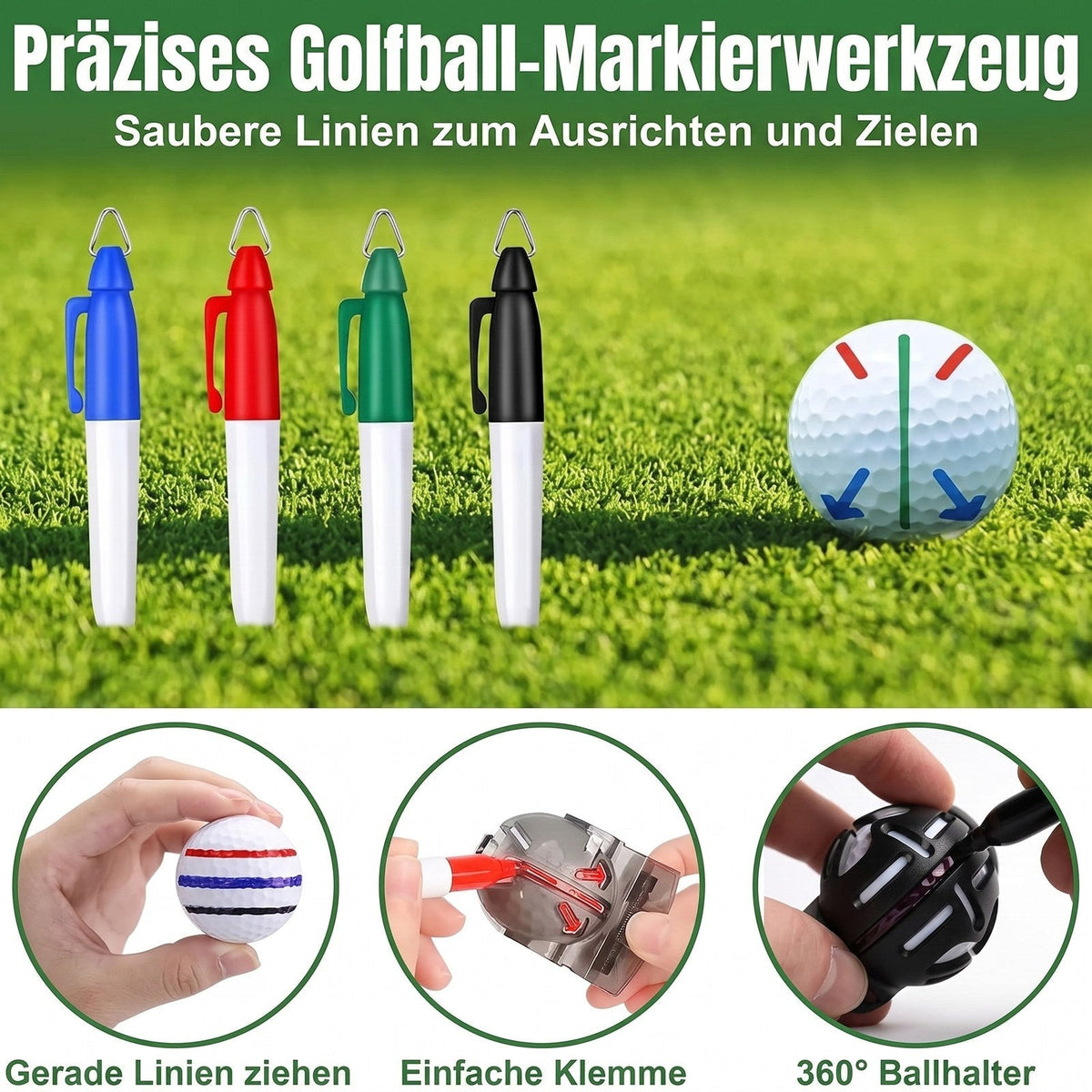 Golf Advent Calendar with 24 Golf Items, Balls, Tees and Alignment Tool 2026