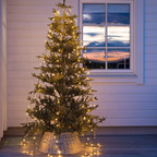 LED Waterfall Christmas Tree Lights – Dimmable Hanging Light Curtain with Remote Control & Timer for the Holidays