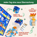 Nativity Scene Building Block Advent Calendar with 24 Sets 2026
