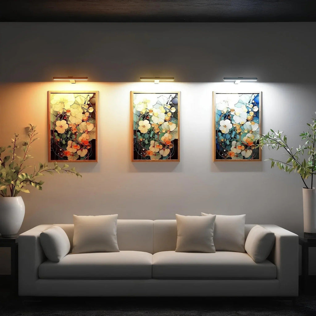 Cordless LED Picture Light – Rechargeable Wall Light for Art & Photos