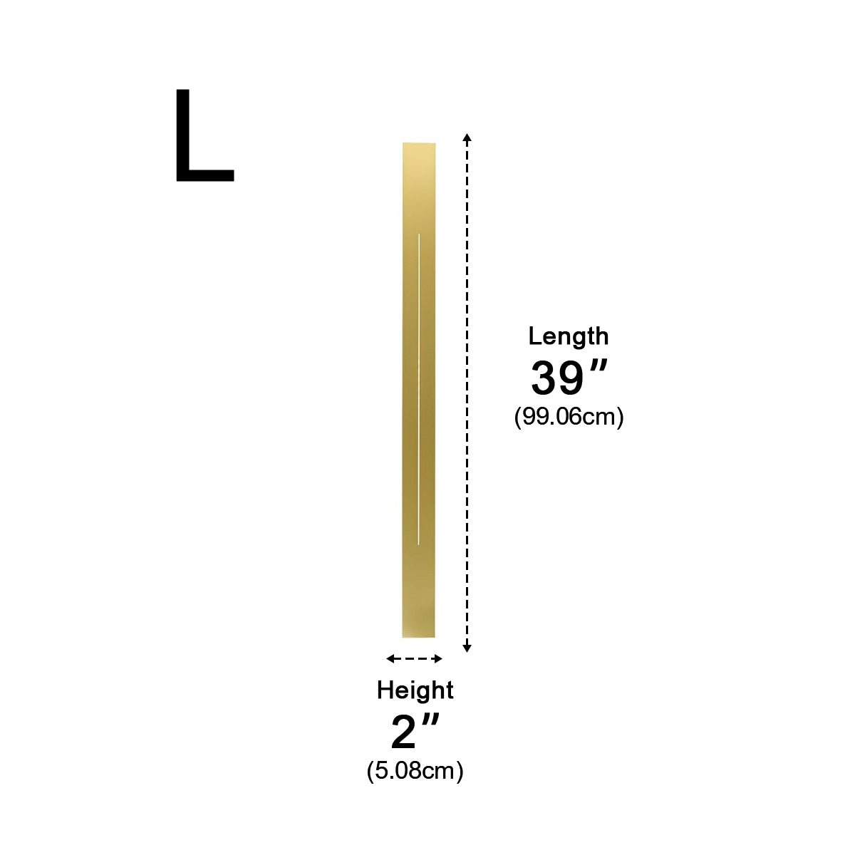 Linear LED Strip Wall Light – Black Iron & Acrylic, 60–120 cm, 3 Colour Modes, Minimalist Mirror Accent for Living Room & Bedroom