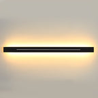 Linear LED Strip Wall Light – Black Iron & Acrylic, 60–120 cm, 3 Colour Modes, Minimalist Mirror Accent for Living Room & Bedroom
