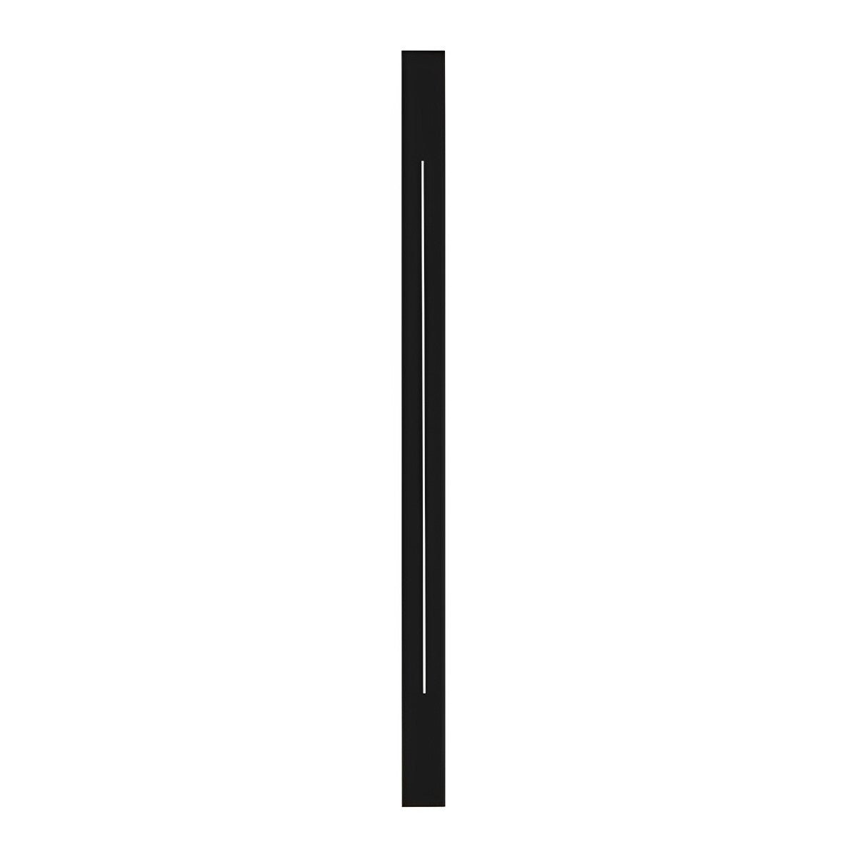 Linear LED Strip Wall Light – Black Iron & Acrylic, 60–120 cm, 3 Colour Modes, Minimalist Mirror Accent for Living Room & Bedroom