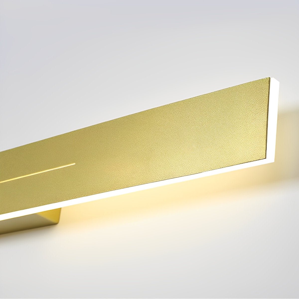 Linear LED Strip Wall Light – Black Iron & Acrylic, 60–120 cm, 3 Colour Modes, Minimalist Mirror Accent for Living Room & Bedroom