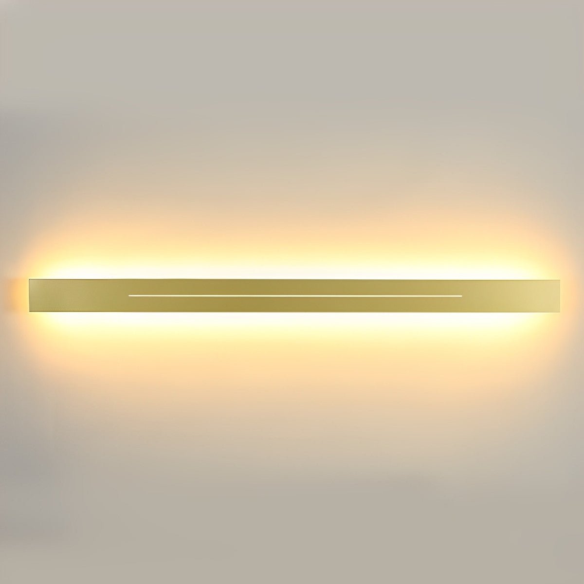 Linear LED Strip Wall Light – Black Iron & Acrylic, 60–120 cm, 3 Colour Modes, Minimalist Mirror Accent for Living Room & Bedroom